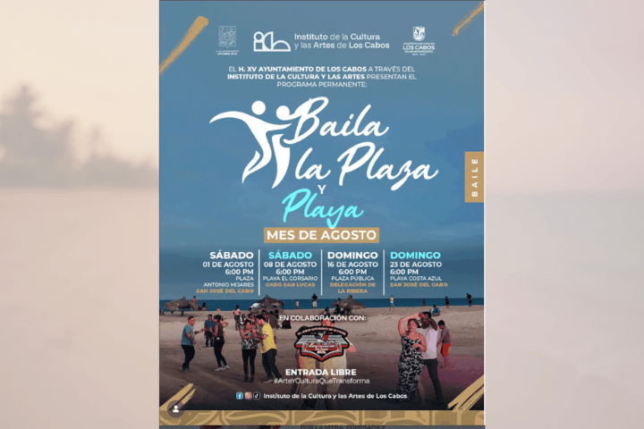 Baila la Plaza y Playa – August Programme