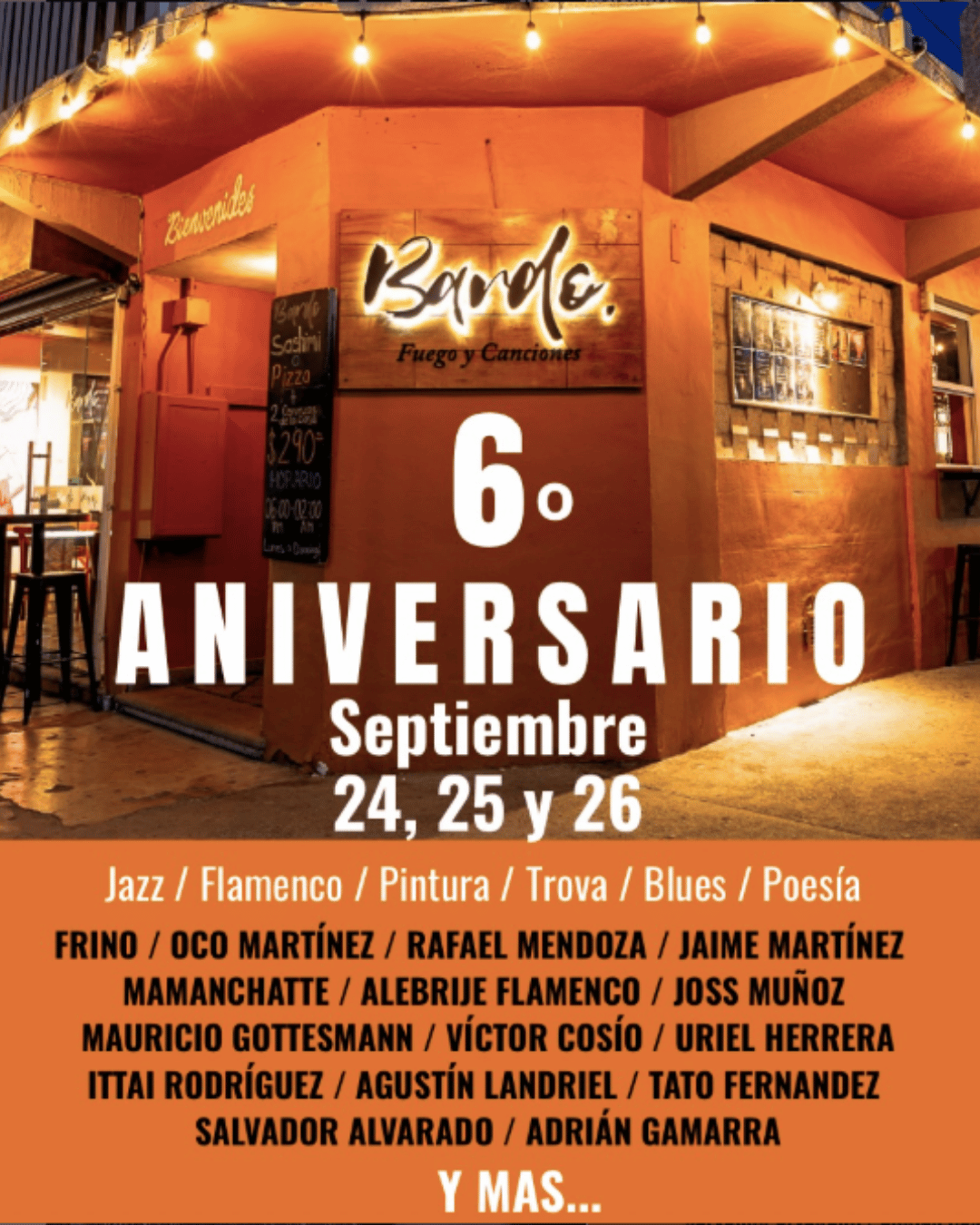 6.º Aniversario de Bardo Fuego y Canciones