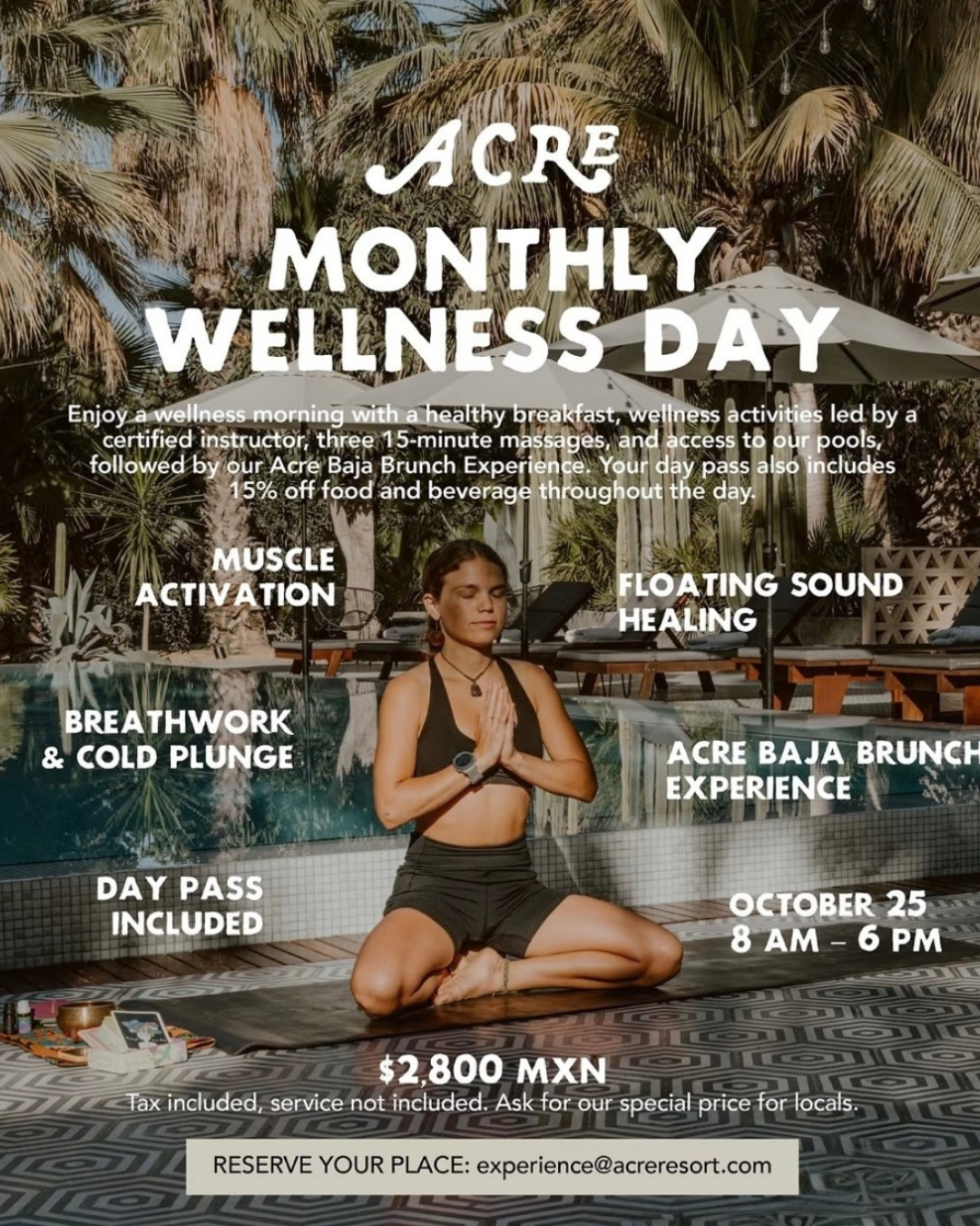 Acre Monthly Wellness Day