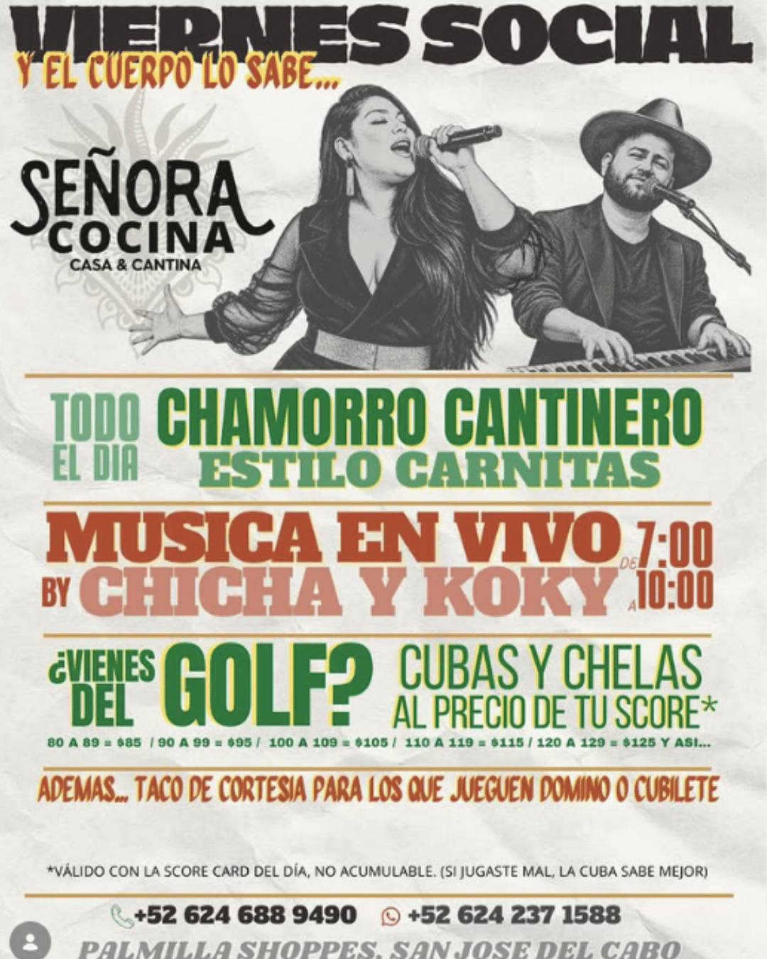 Viernes Social at Señora Cocina